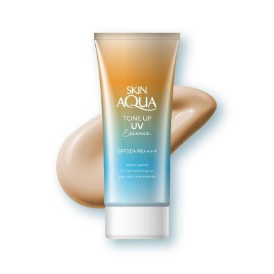 ROHTO MENTHOLATUM – Skin Aqua Tone Up Essence SPF 50+ PA++++ - Latte Beige