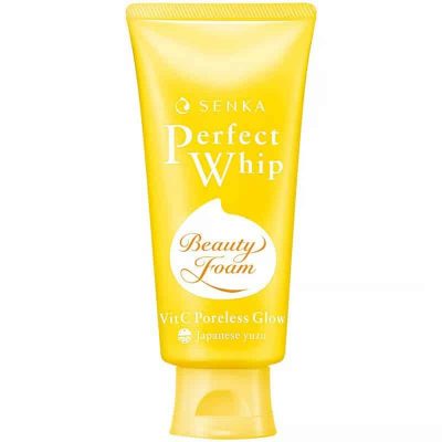 SHISEIDO – Senka Perfect Whip Yuzu Vit C Poreless Glow Face Wash